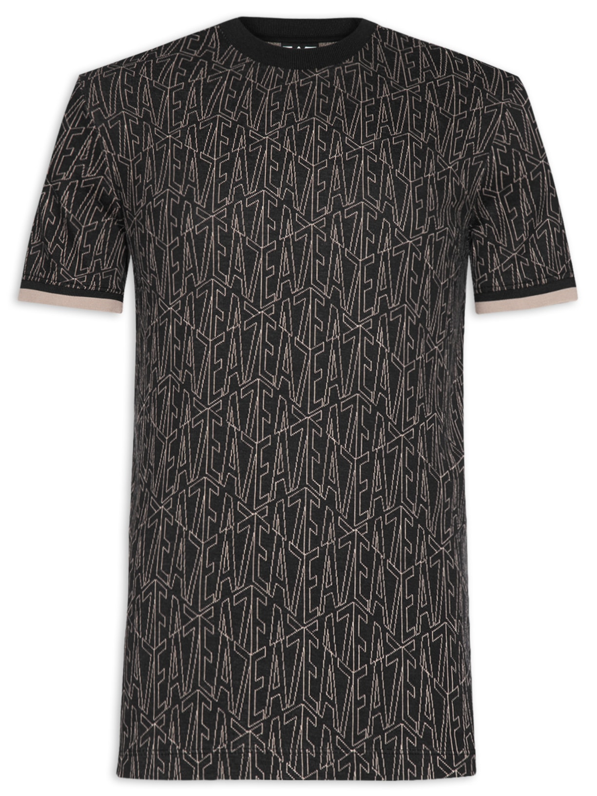 Camiseta Masculina Estampada - Preto