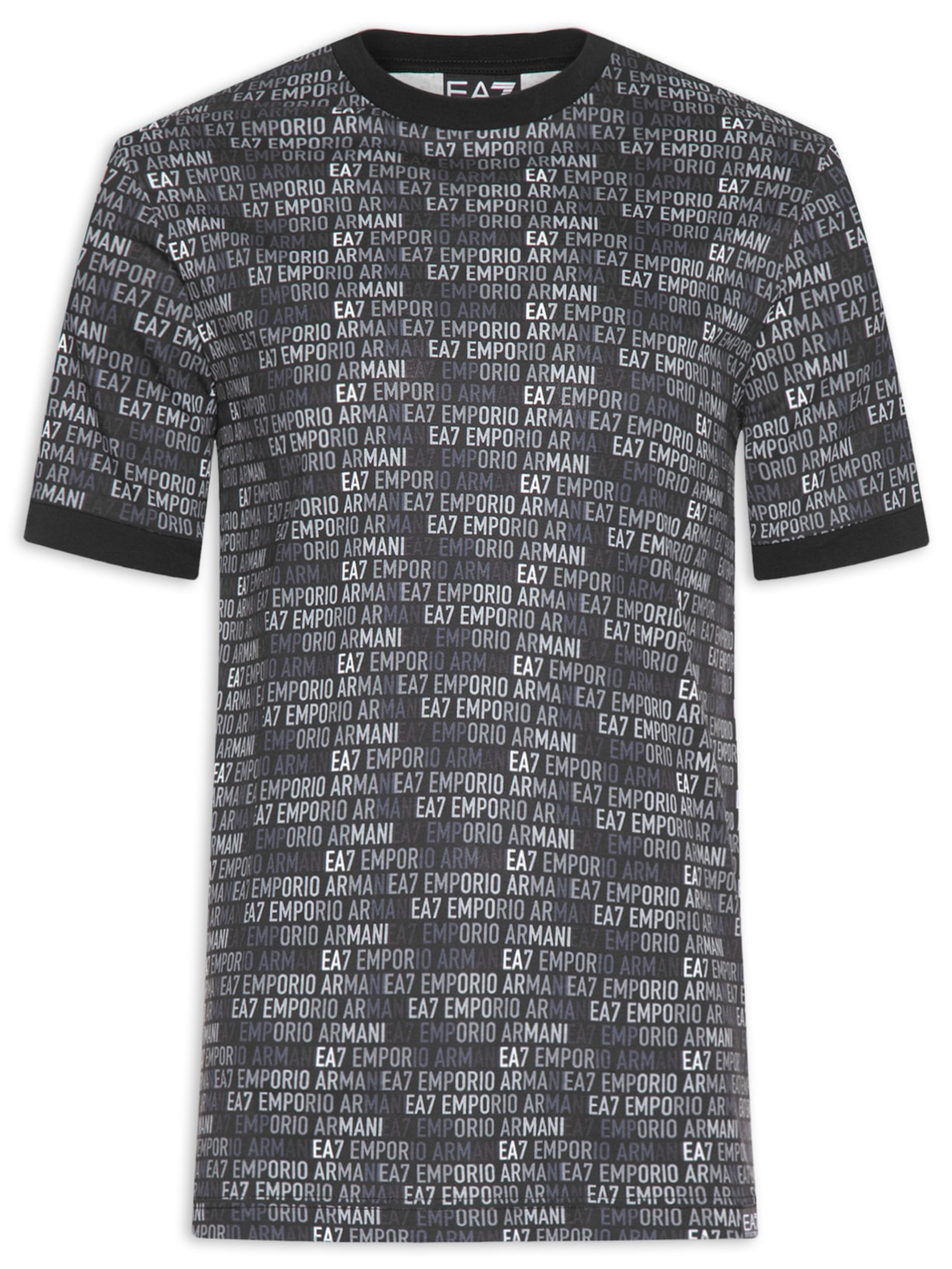 Camiseta Masculina Estampada - Preto