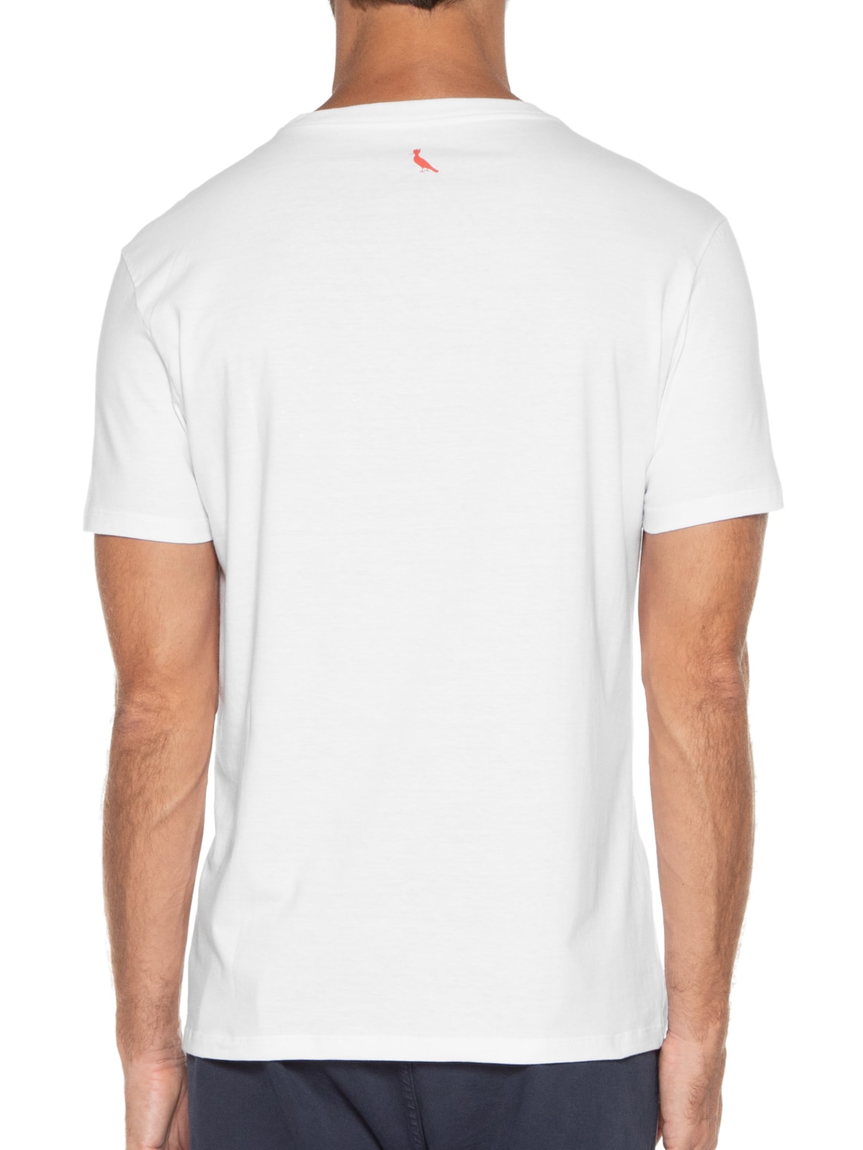Camiseta Masculina Estampada Reserva Vazado Branco Reserva