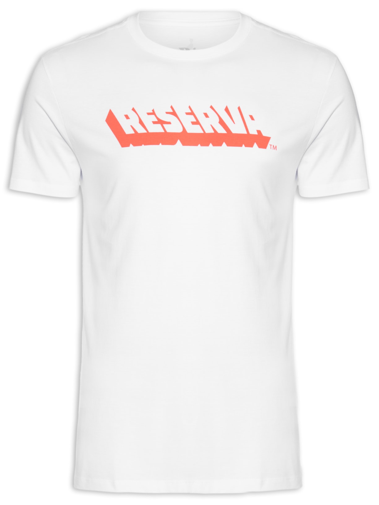 Camiseta Masculina Estampada Reserva Vazado Branco Reserva
