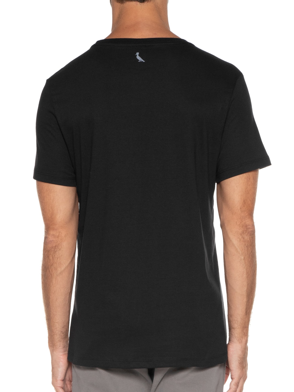 Camiseta Masculina Estampada Reserva Vazado Preto Reserva