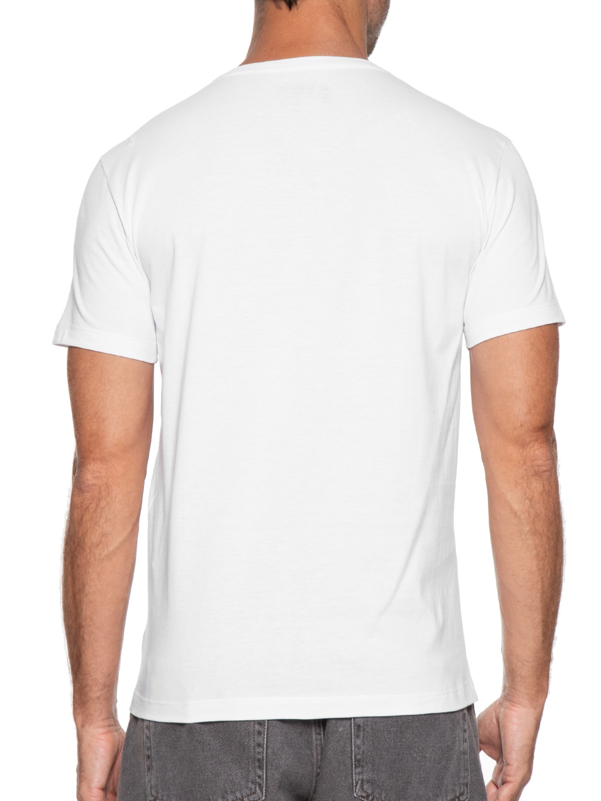 Camiseta Masculina Estampada Ressaca Monstra Branco Sergio K