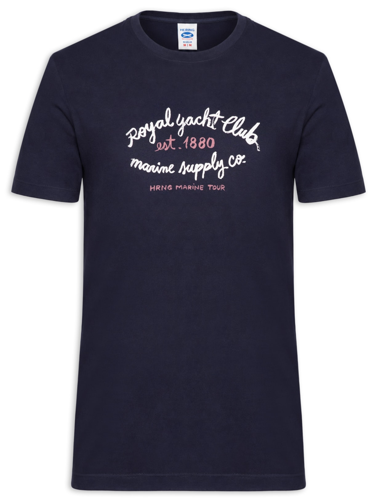 Camiseta Masculina Estampada Royal Yacht Club Azul Hering