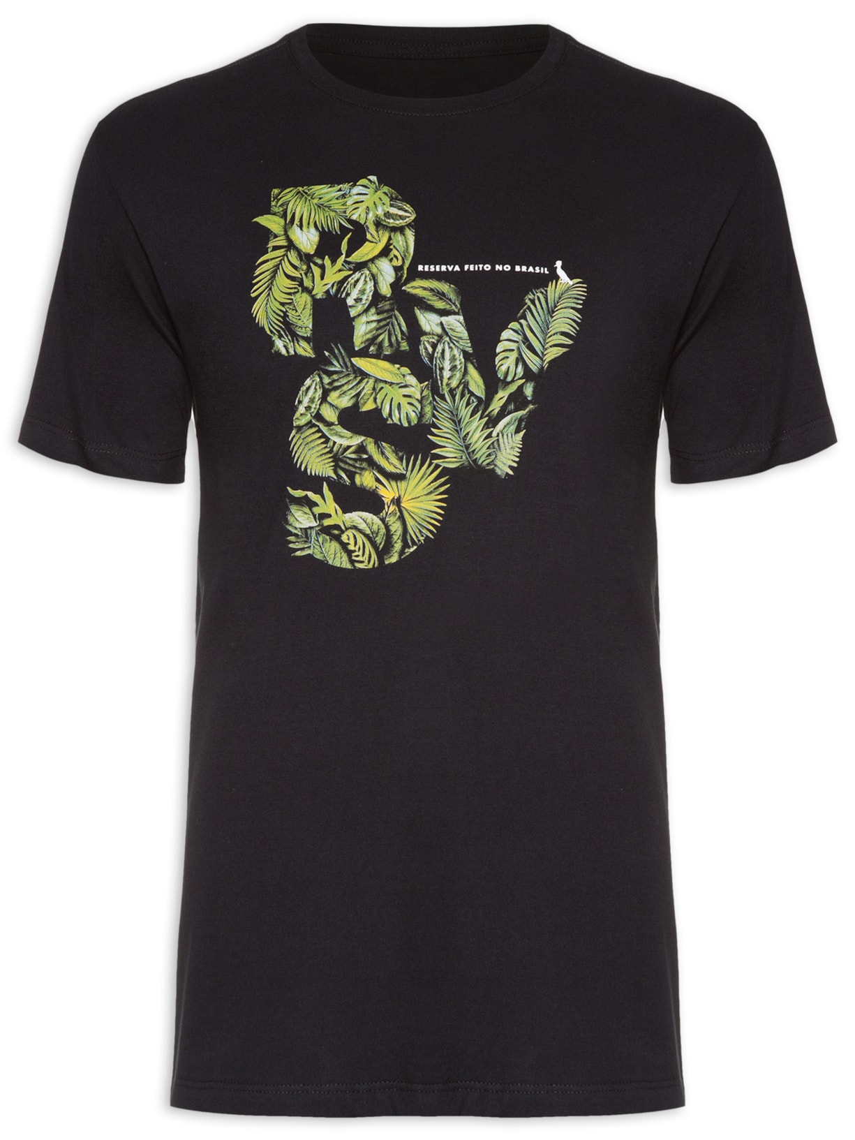 Camiseta Masculina Estampada Rsv 12 Preto Reserva