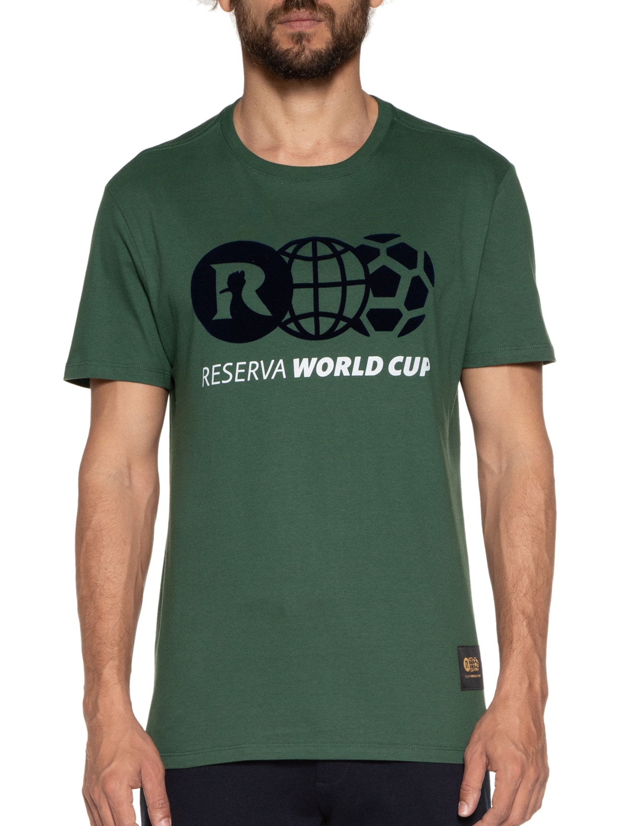 Camiseta Masculina Estampada Rsv World Cup Verde Reserva