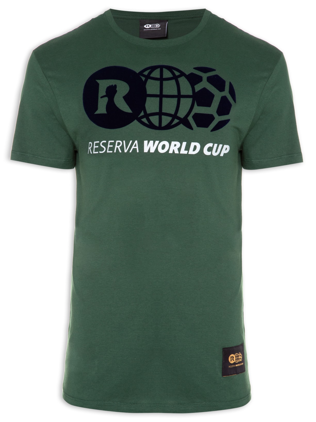 Camiseta Masculina Estampada Rsv World Cup - Verde