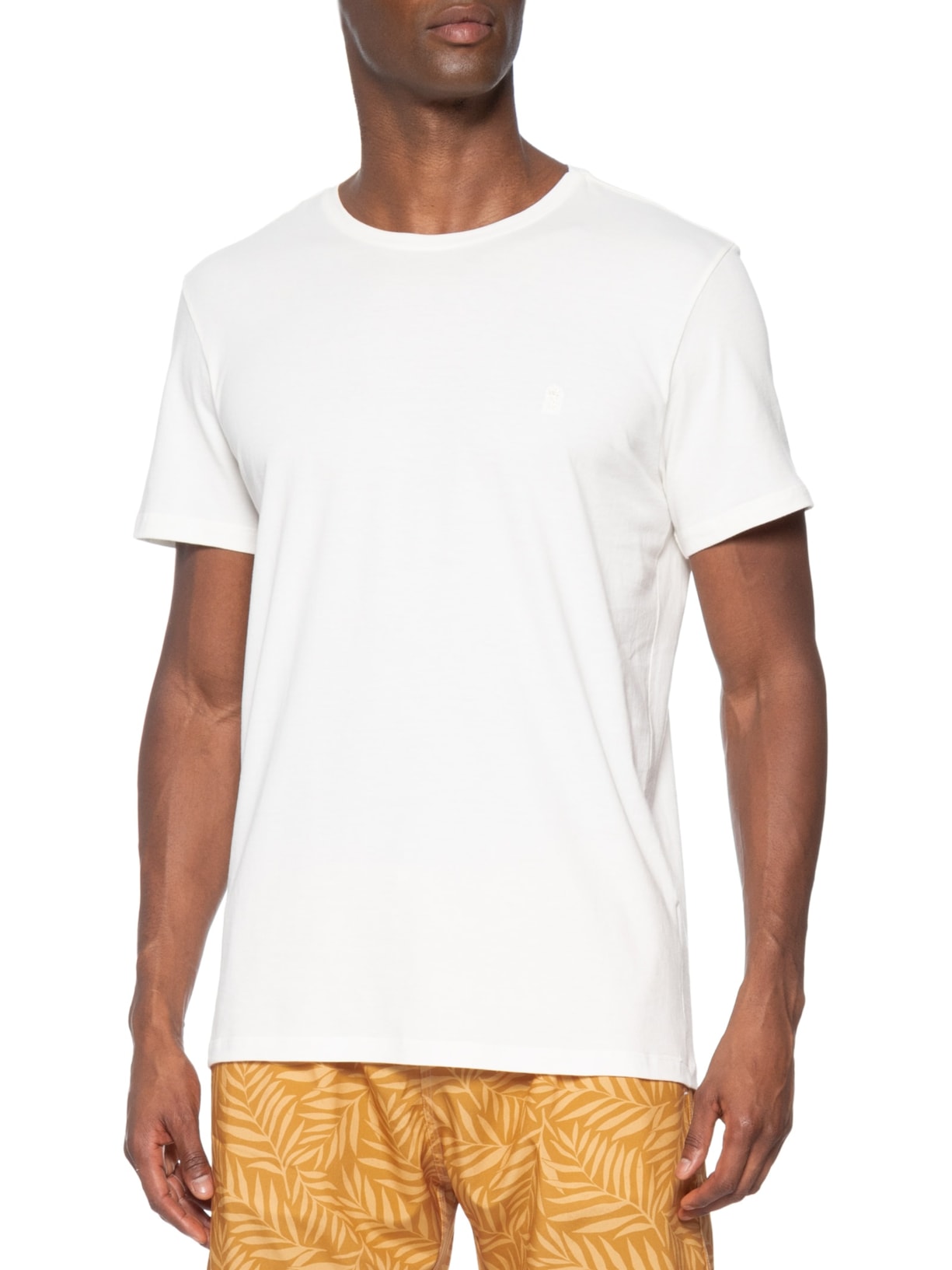 Camiseta Masculina Estampada Saint Tropez Branco Sergio K