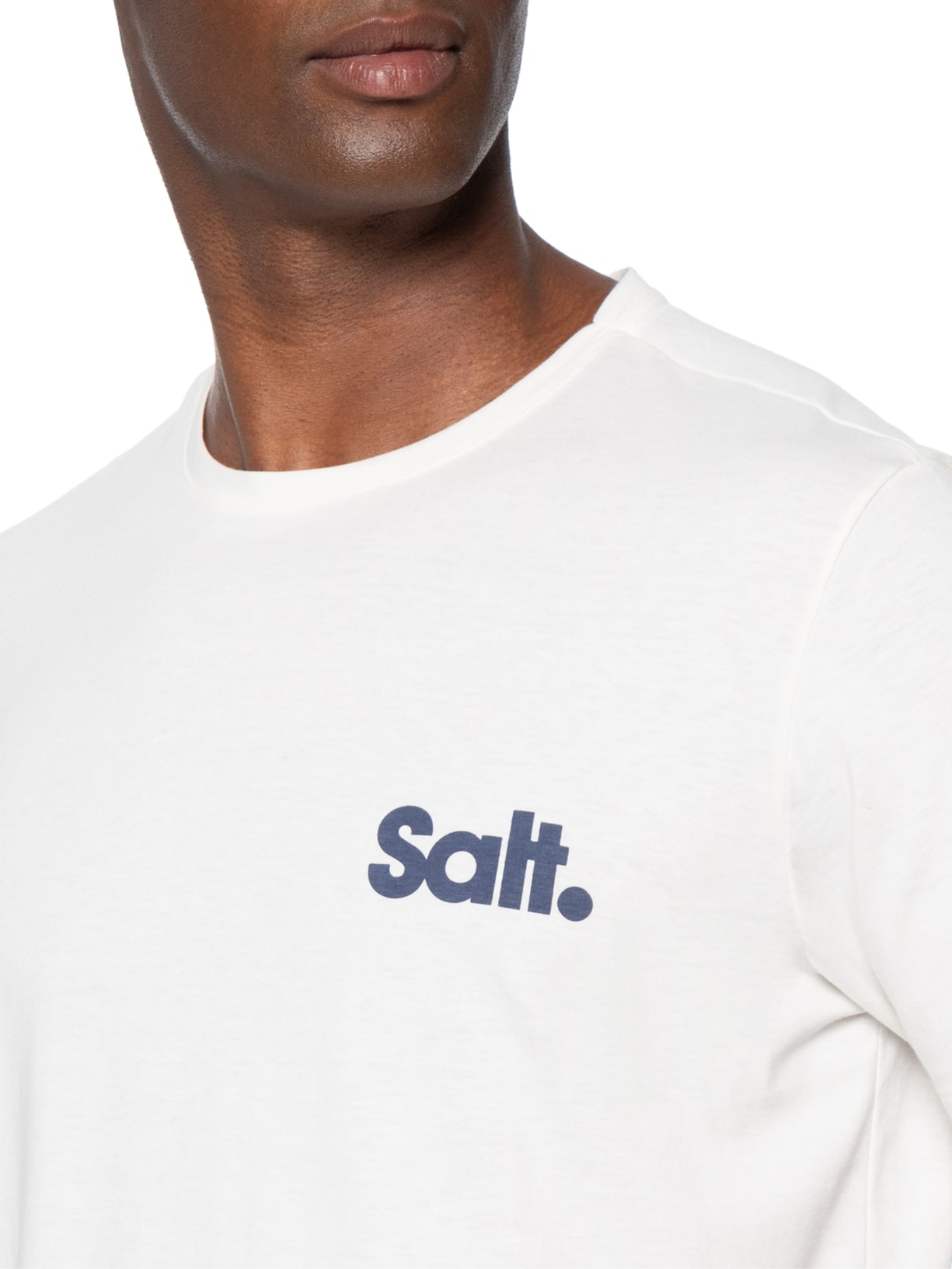 Camiseta Masculina Estampada Salt Branco Sergio K
