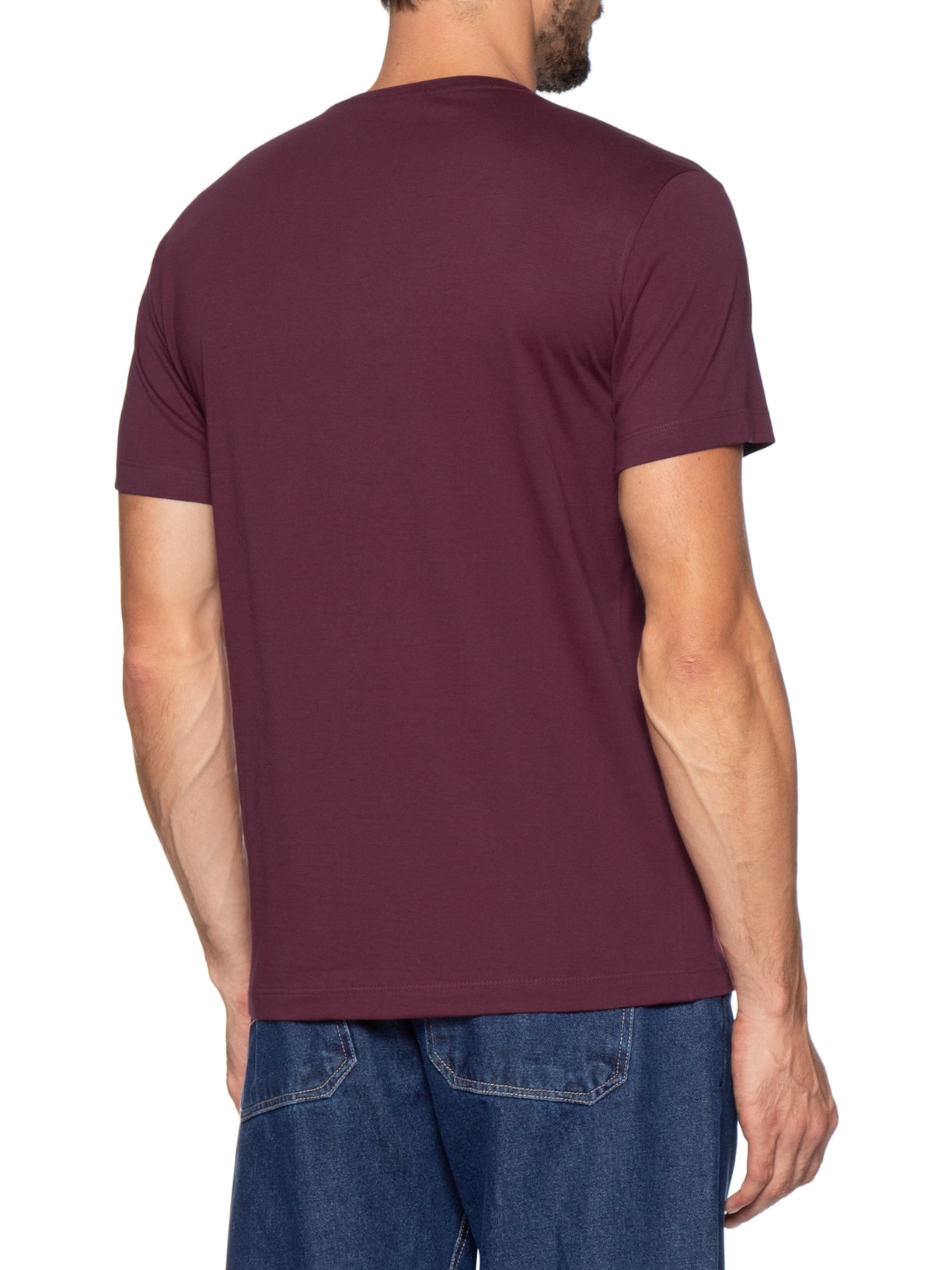 Camiseta Masculina Estampada Saluti Vermelho Sergio K