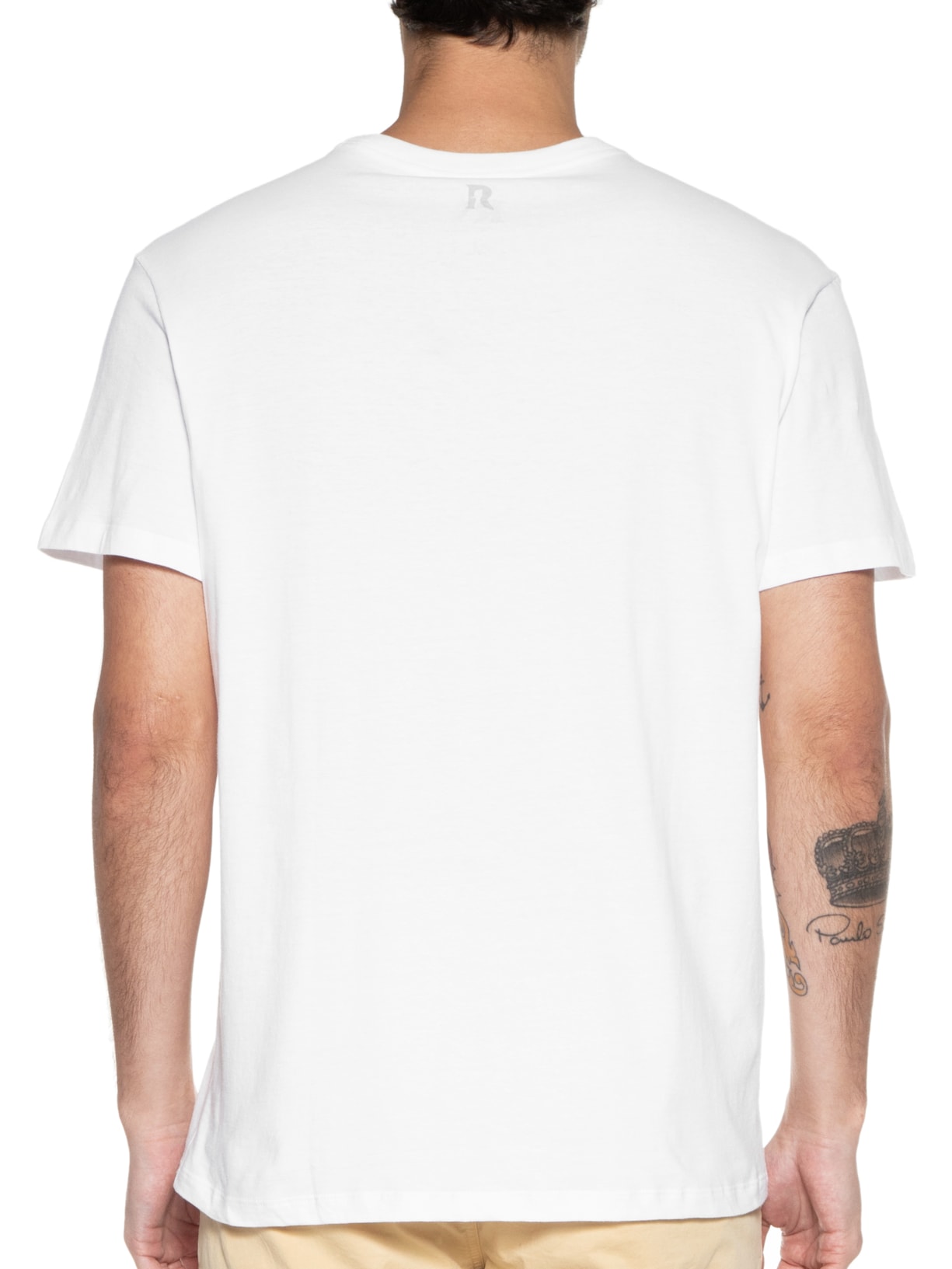 Camiseta Masculina Estampada Saúde Arruda Branco Reserva