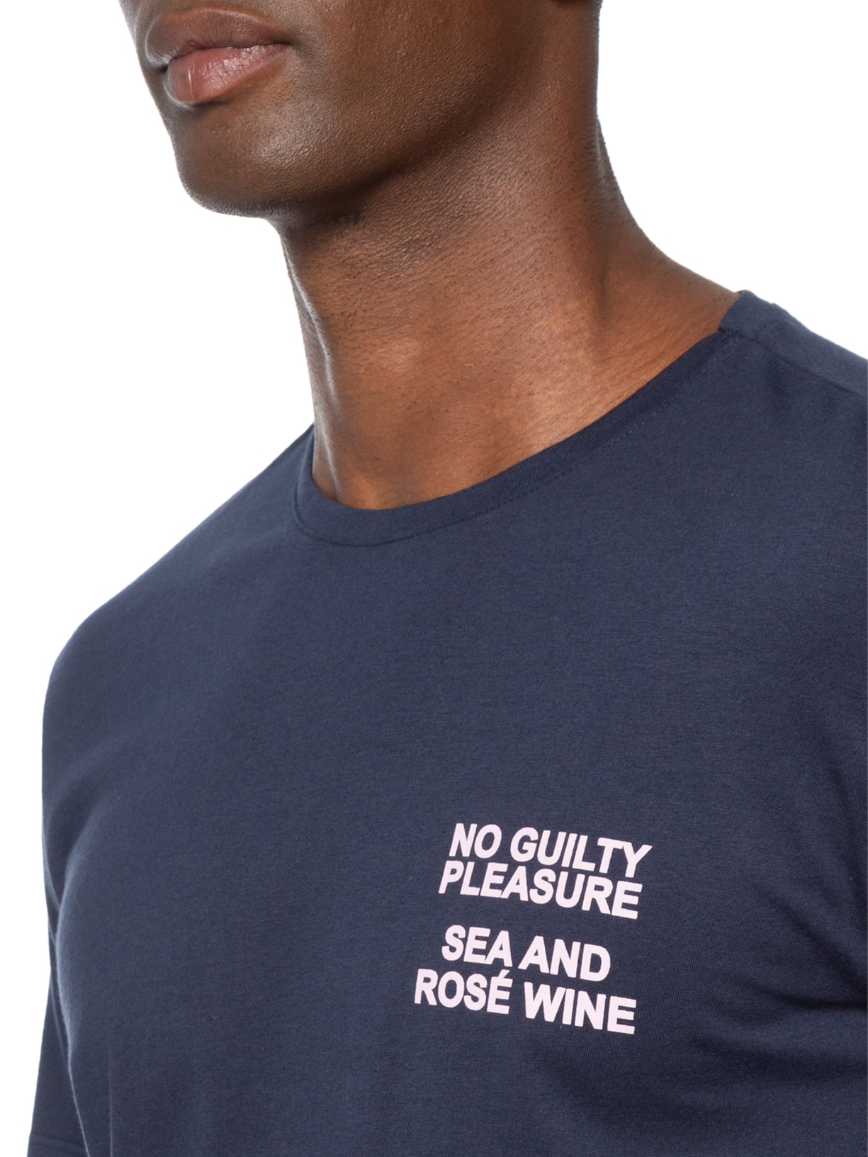 Camiseta Masculina Estampada Sea And Wine – Azul Sergio K