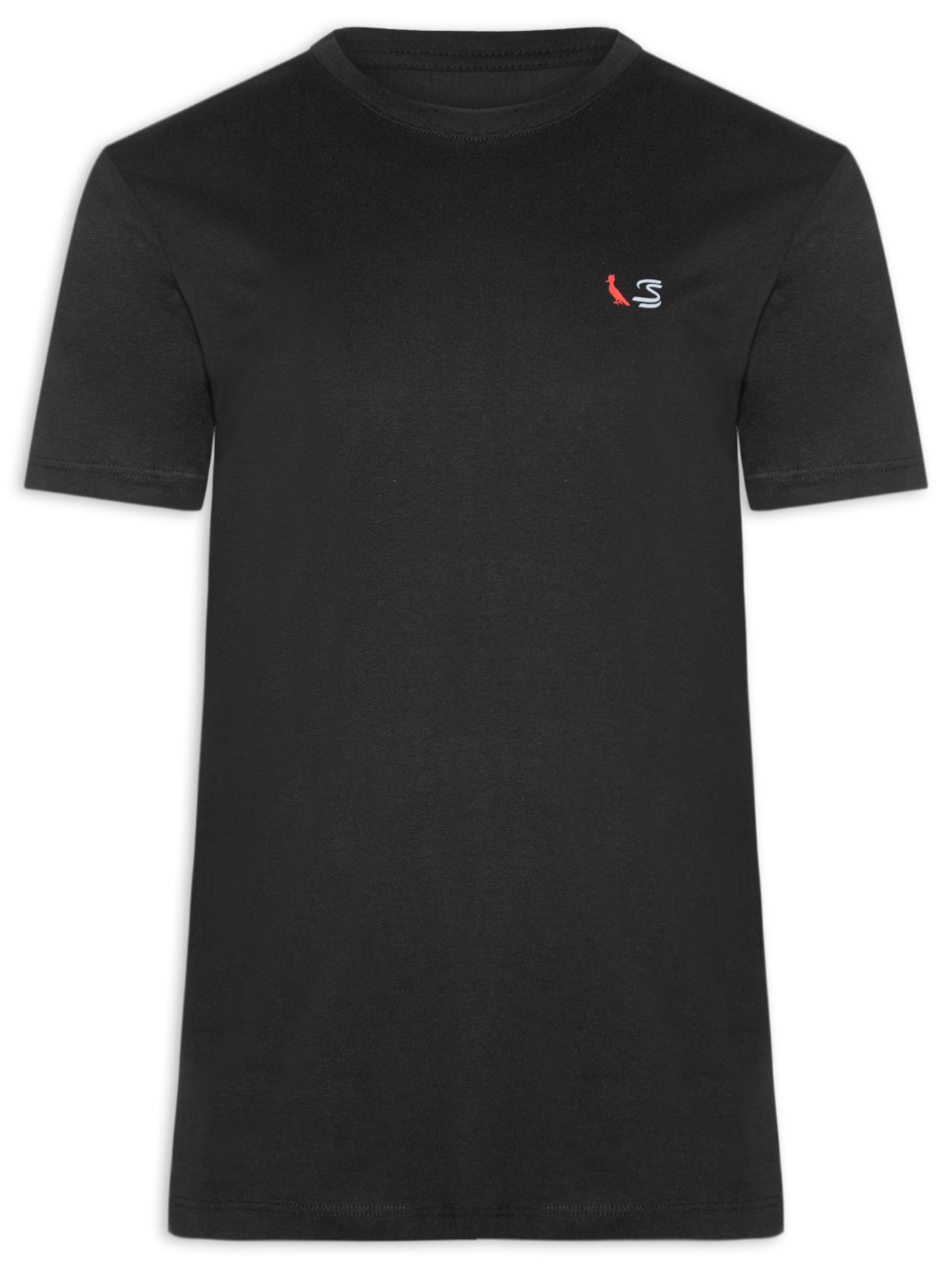 Camiseta Masculina Estampada Senna - Preto
