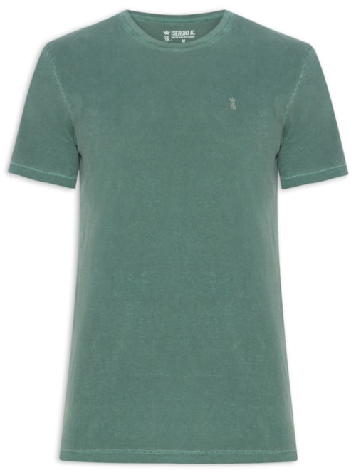 Camiseta Masculina Estampada Tomorrow Problem - Verde