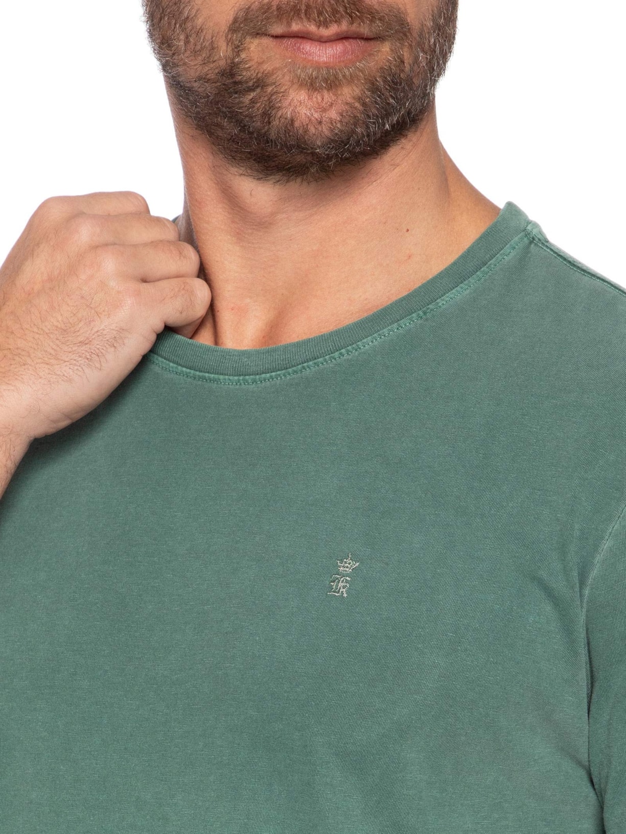 Camiseta Masculina Estampada Tomorrow Problem Verde Sergio K