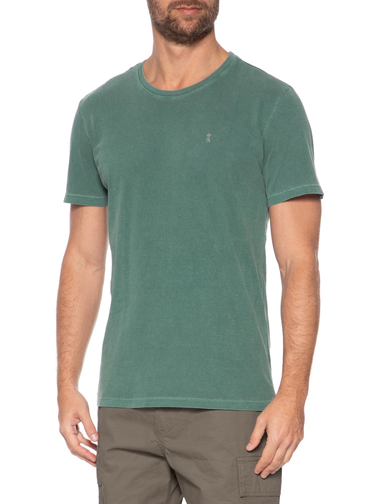 Camiseta Masculina Estampada Tomorrow Problem Verde Sergio K