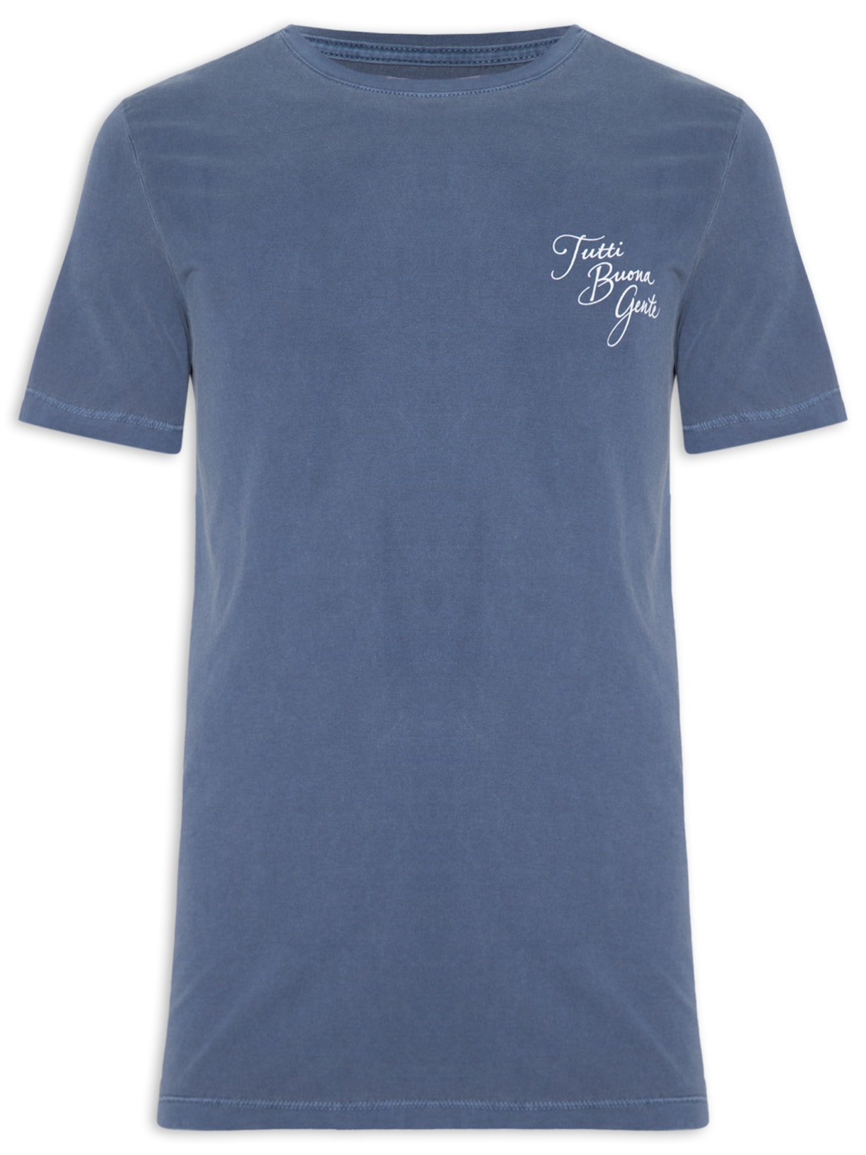 Camiseta Masculina Estampada Tutti Buona Gente Azul Sergio K