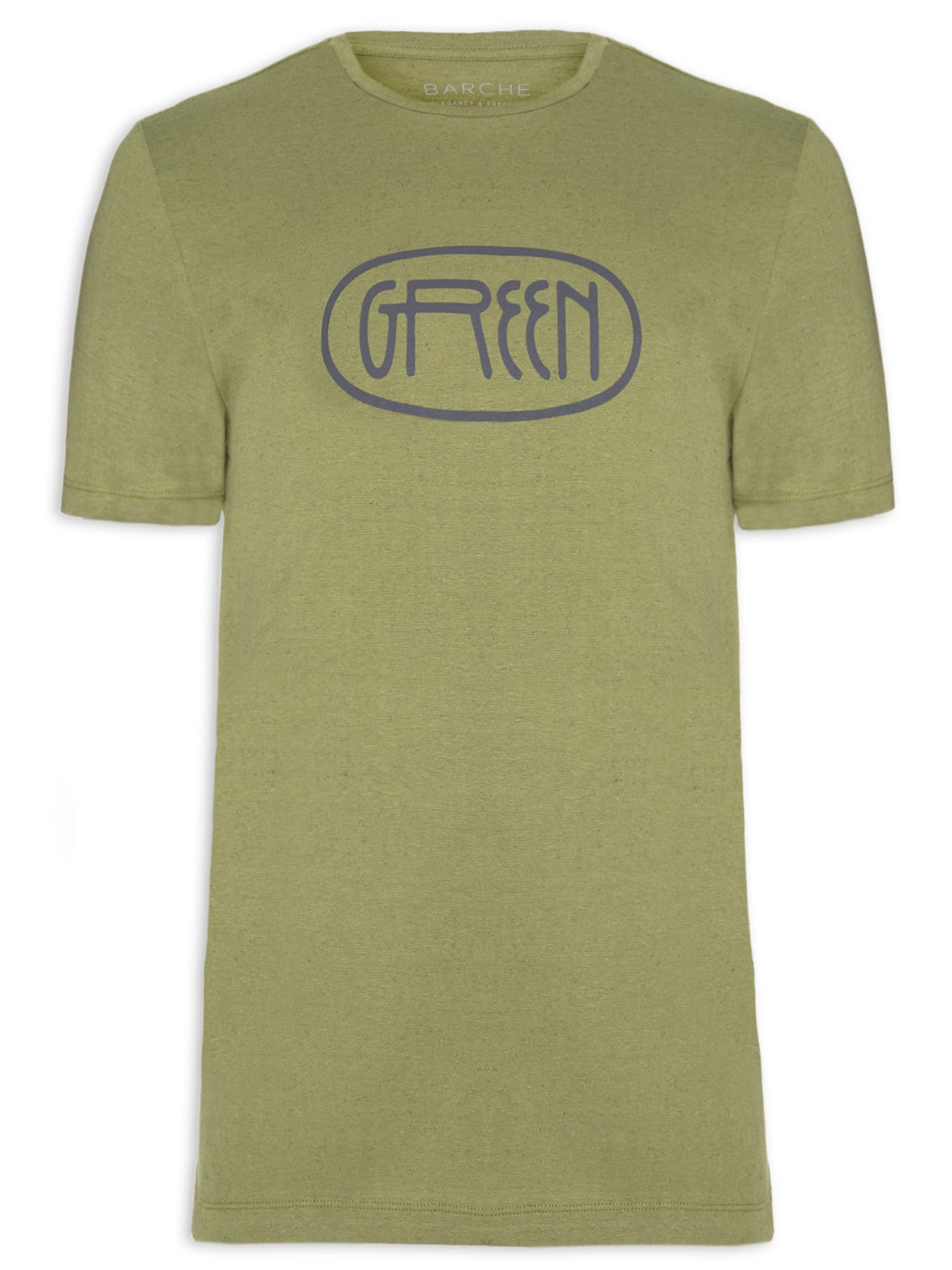 Camiseta Masculina Estampada - Verde