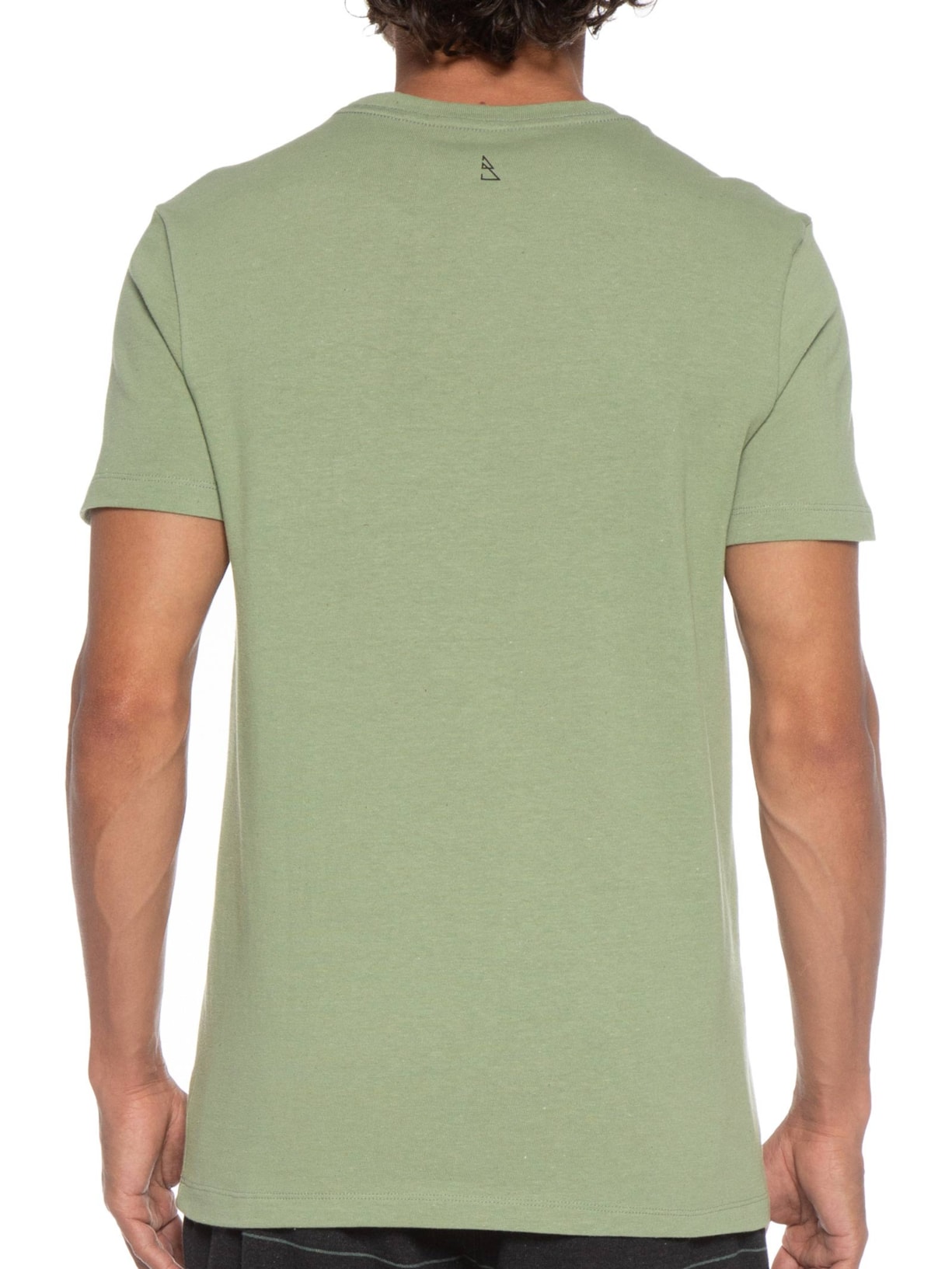 Camiseta Masculina Estampada Verde Barche