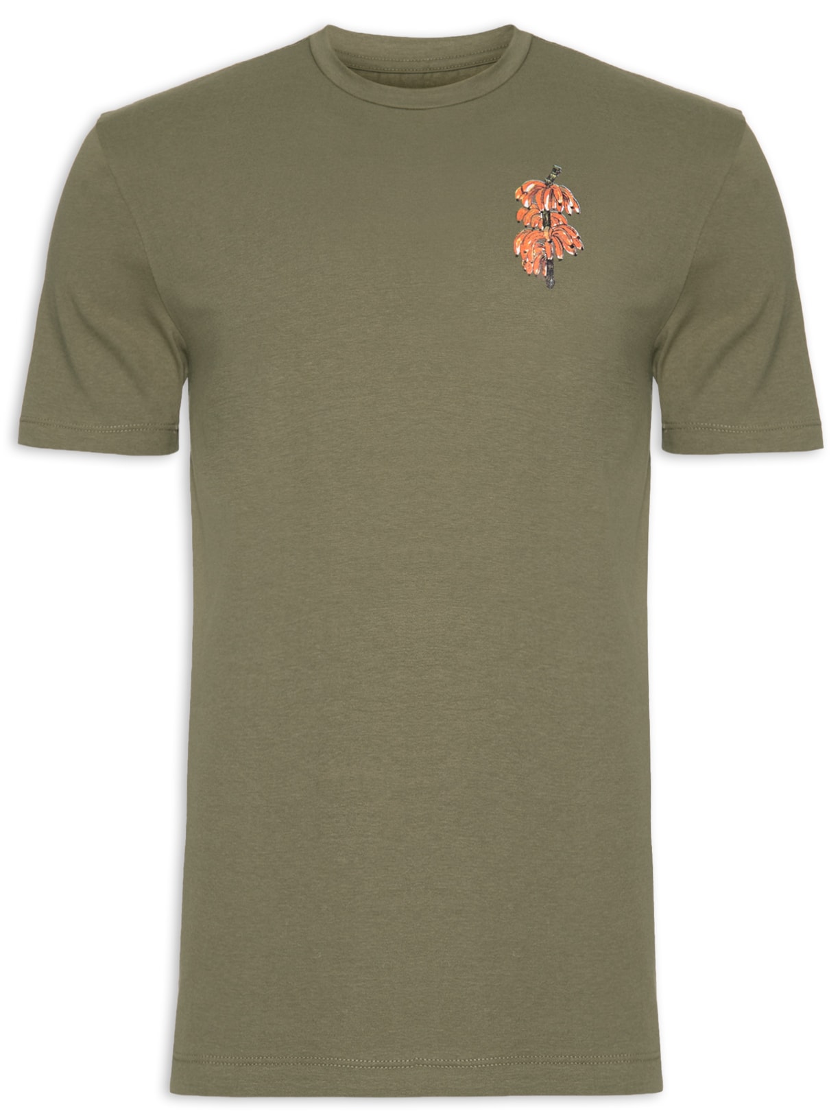 Camiseta Masculina Estampada - Verde
