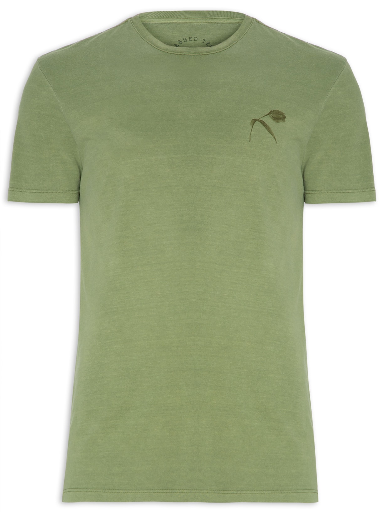 Camiseta Masculina Estampada - Verde