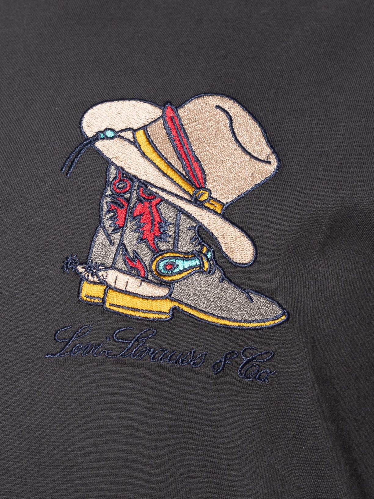 Camiseta Masculina Estampada Vintage Selvedge Preto Levi's