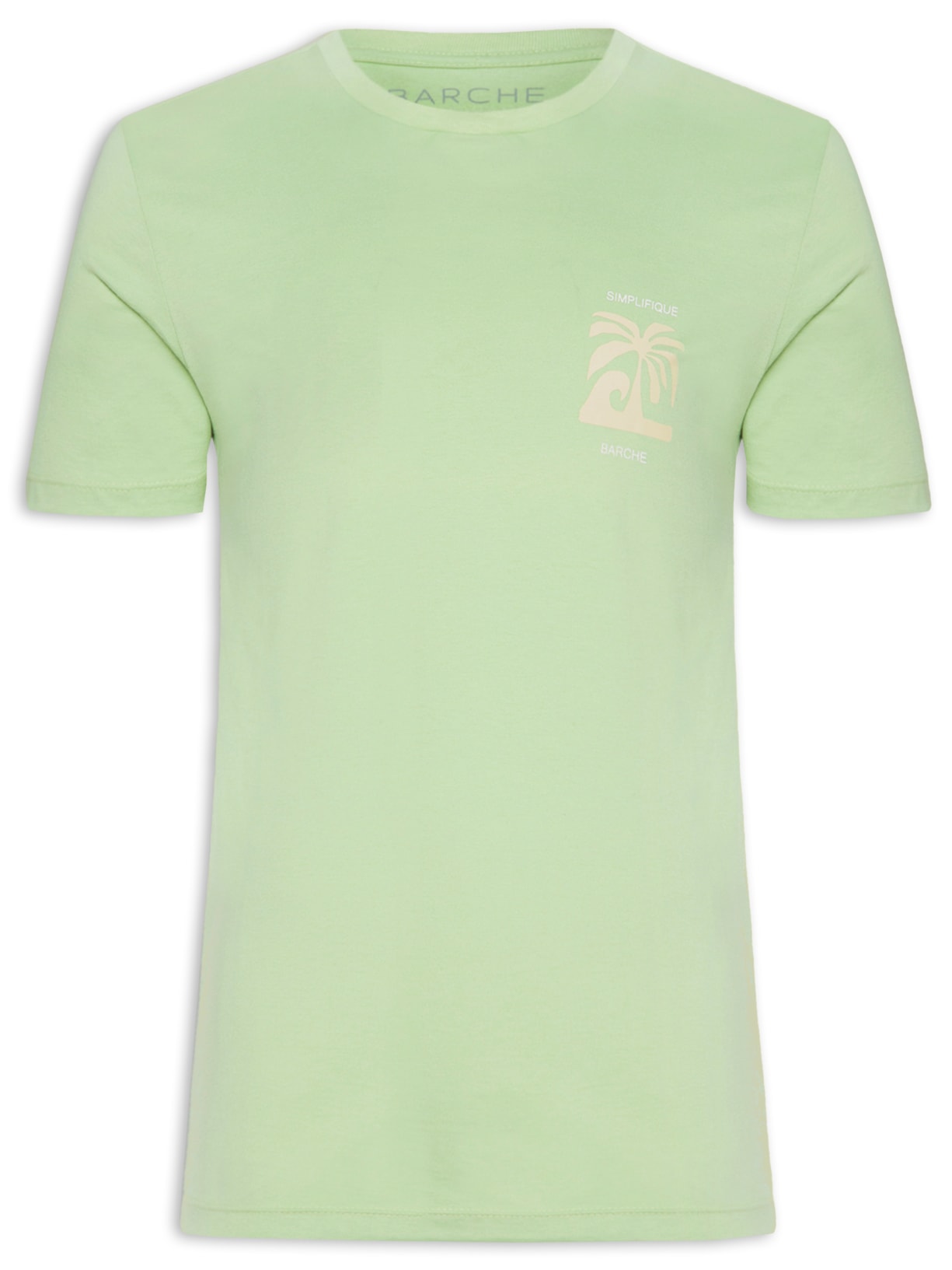 Camiseta Masculina Estampada Wave - Verde