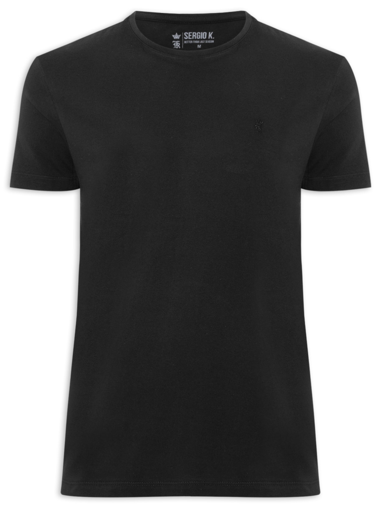 Camiseta Masculina  Estampada Zermatt Preto Sergio K