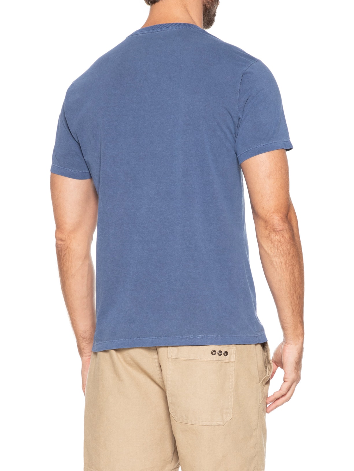 Camiseta Masculina Estonada Estampa Rio Brazil Azul '2 Essential