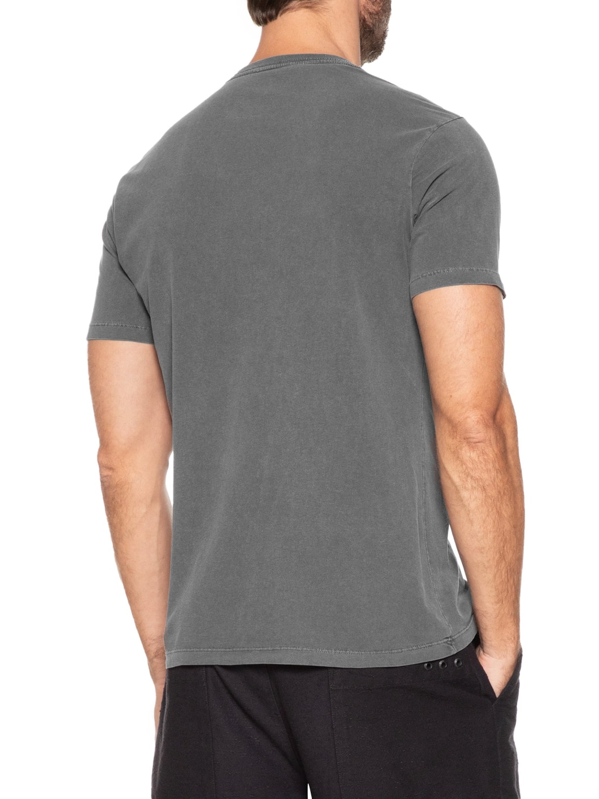 Camiseta Masculina Estonada Estampa Rio Brazil Preto '2 Essential