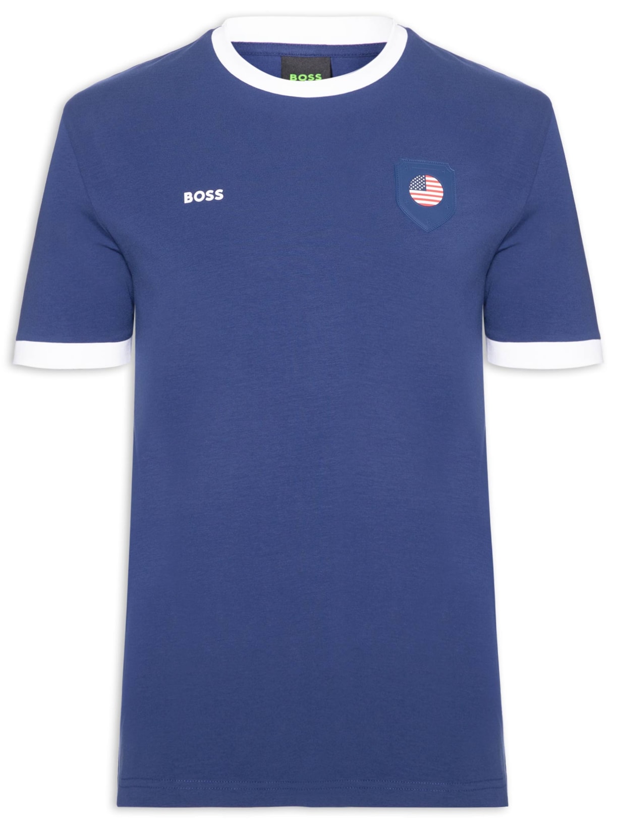 Camiseta Masculina EUA Copa Lux Tee - Azul
