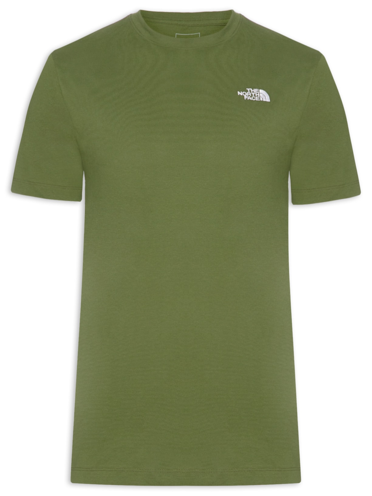 Camiseta Masculina Evolution Logo Bordado Verde The North Face