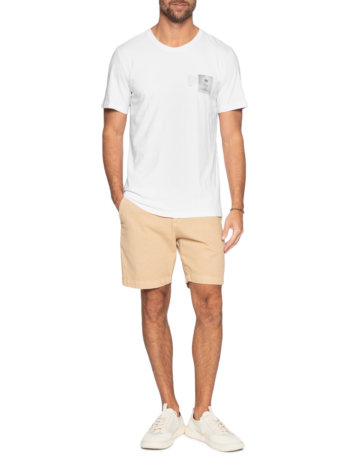 Camiseta Masculina Exotic Branco Austral