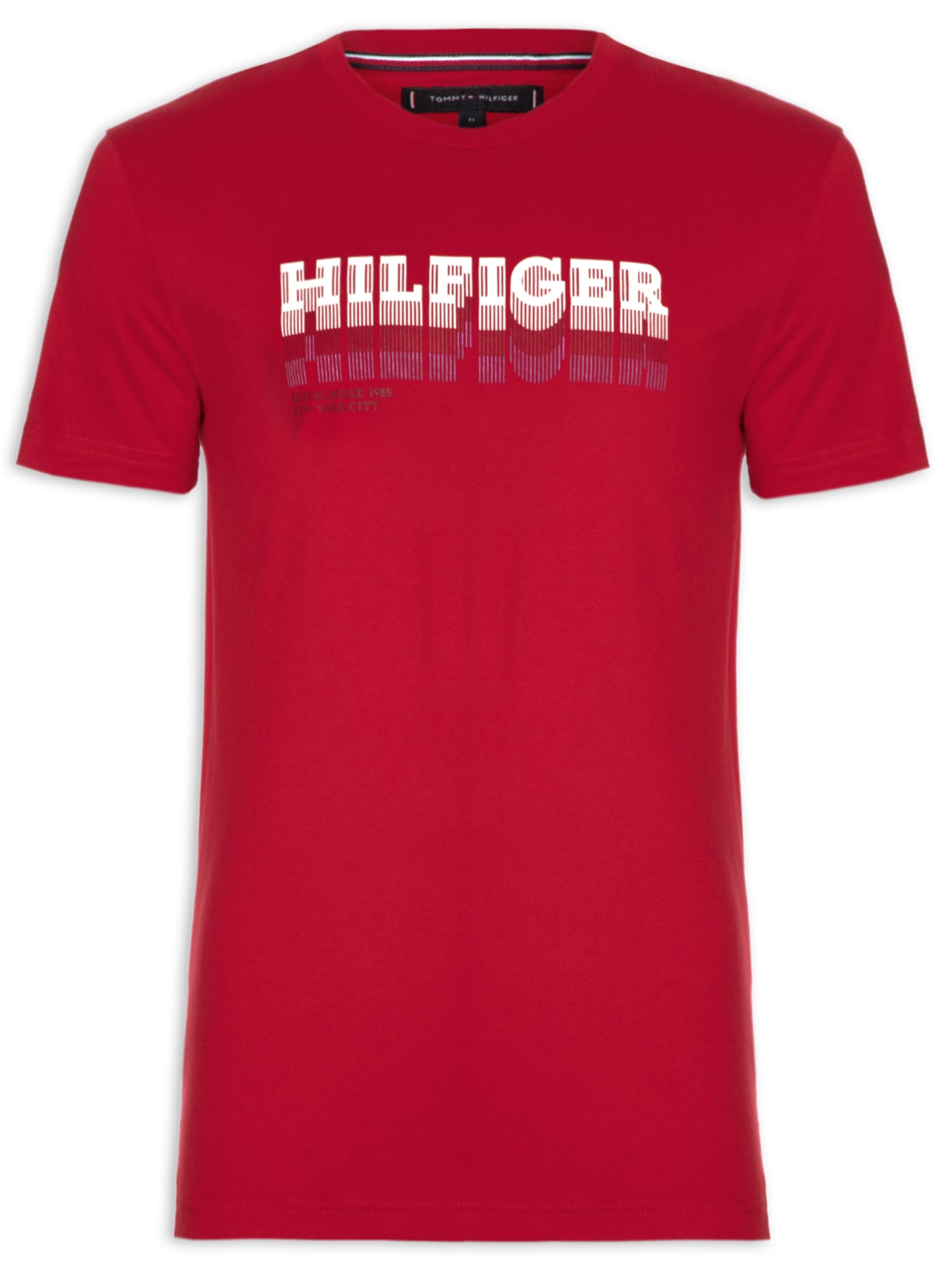 Camiseta Masculina Fade Flock - Vermelho