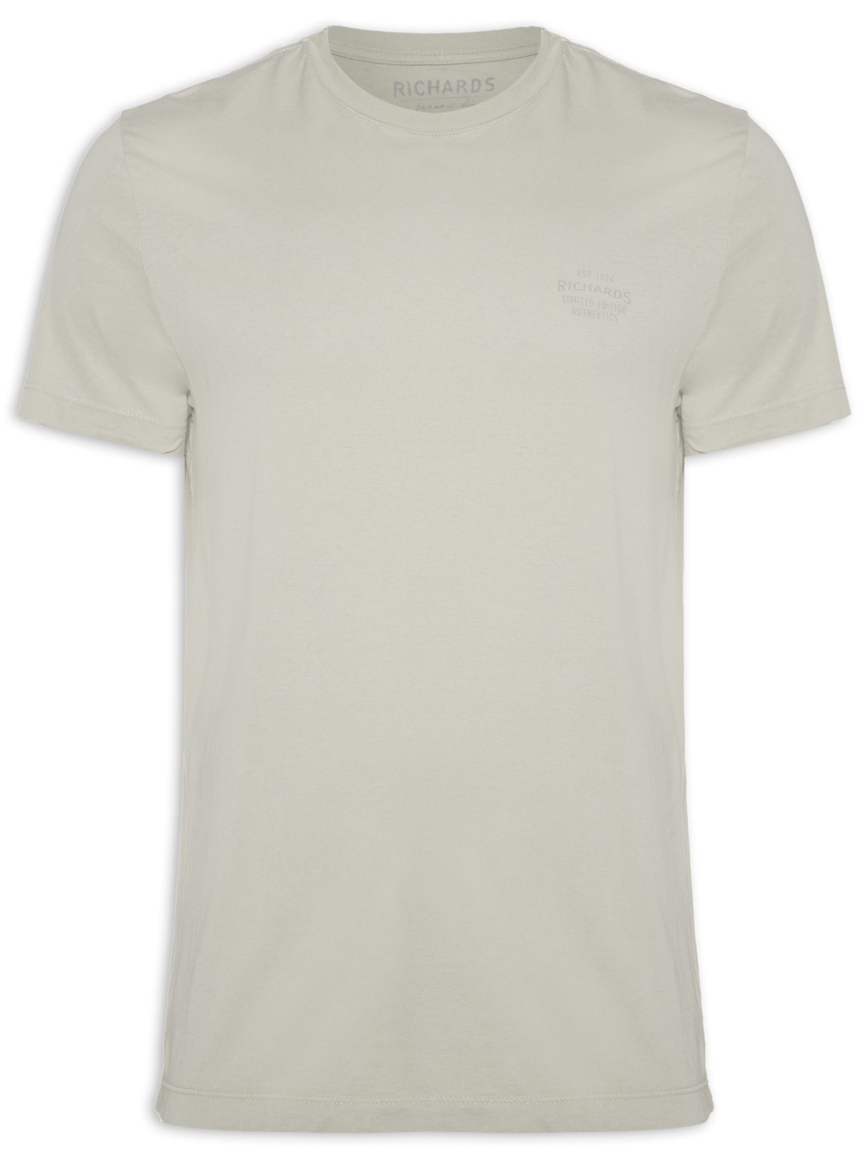 Camiseta Masculina Famous Waves Bege Richards