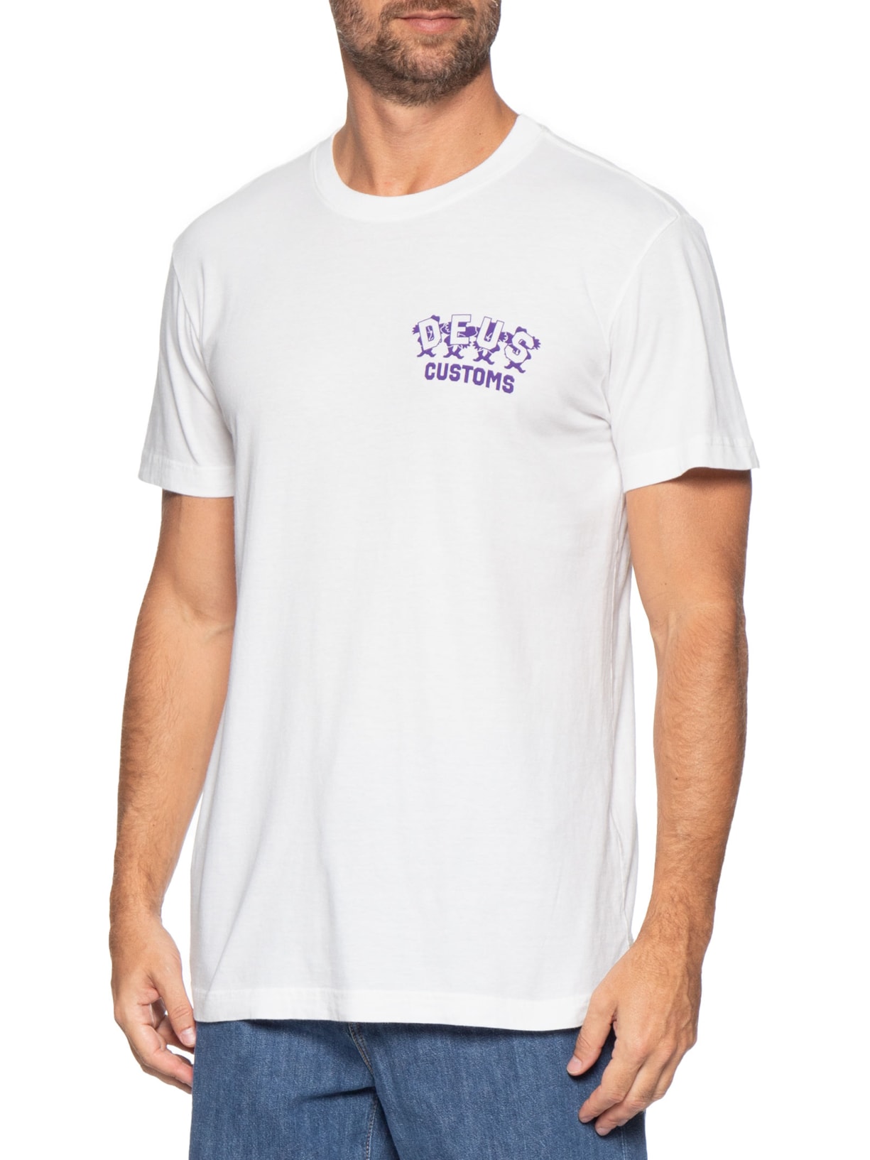 Camiseta Masculina Fancy Pansy Branco Deus Ex Machina