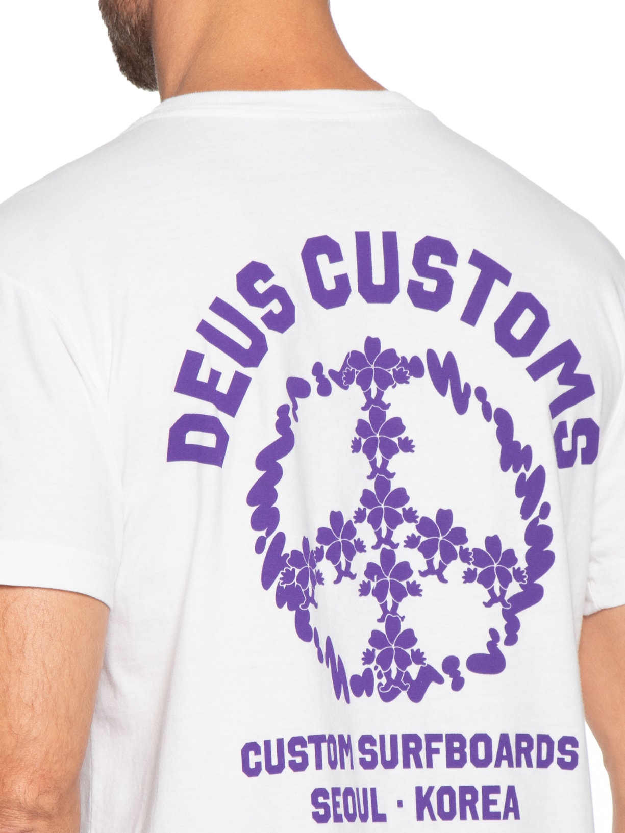 Camiseta Masculina Fancy Pansy Branco Deus Ex Machina