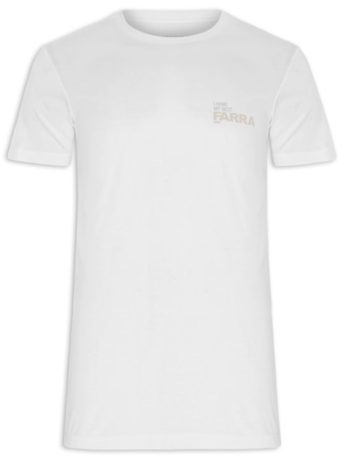 Camiseta Masculina Farra - Branco