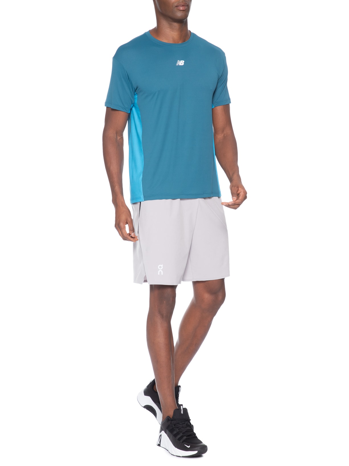 Camiseta Masculina Fast Days Azul New Balance