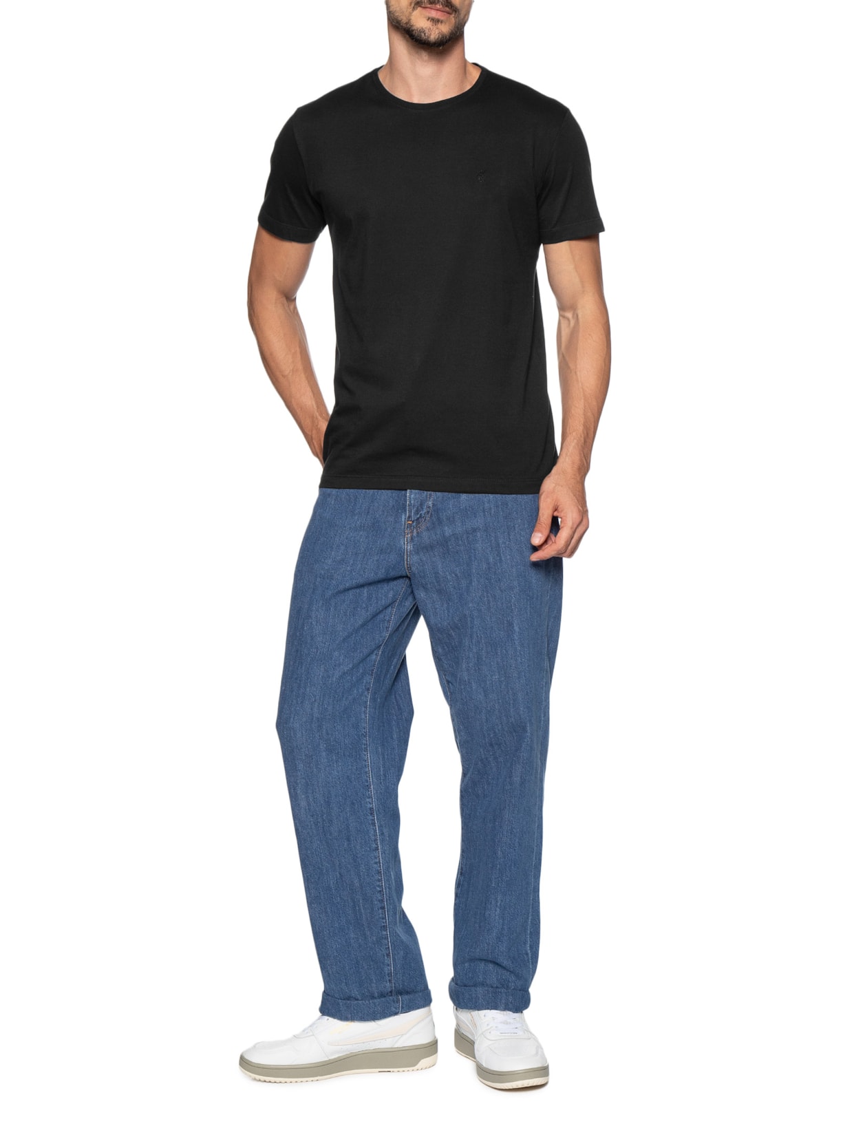 Camiseta Masculina Festival Studio Preto Sergio K