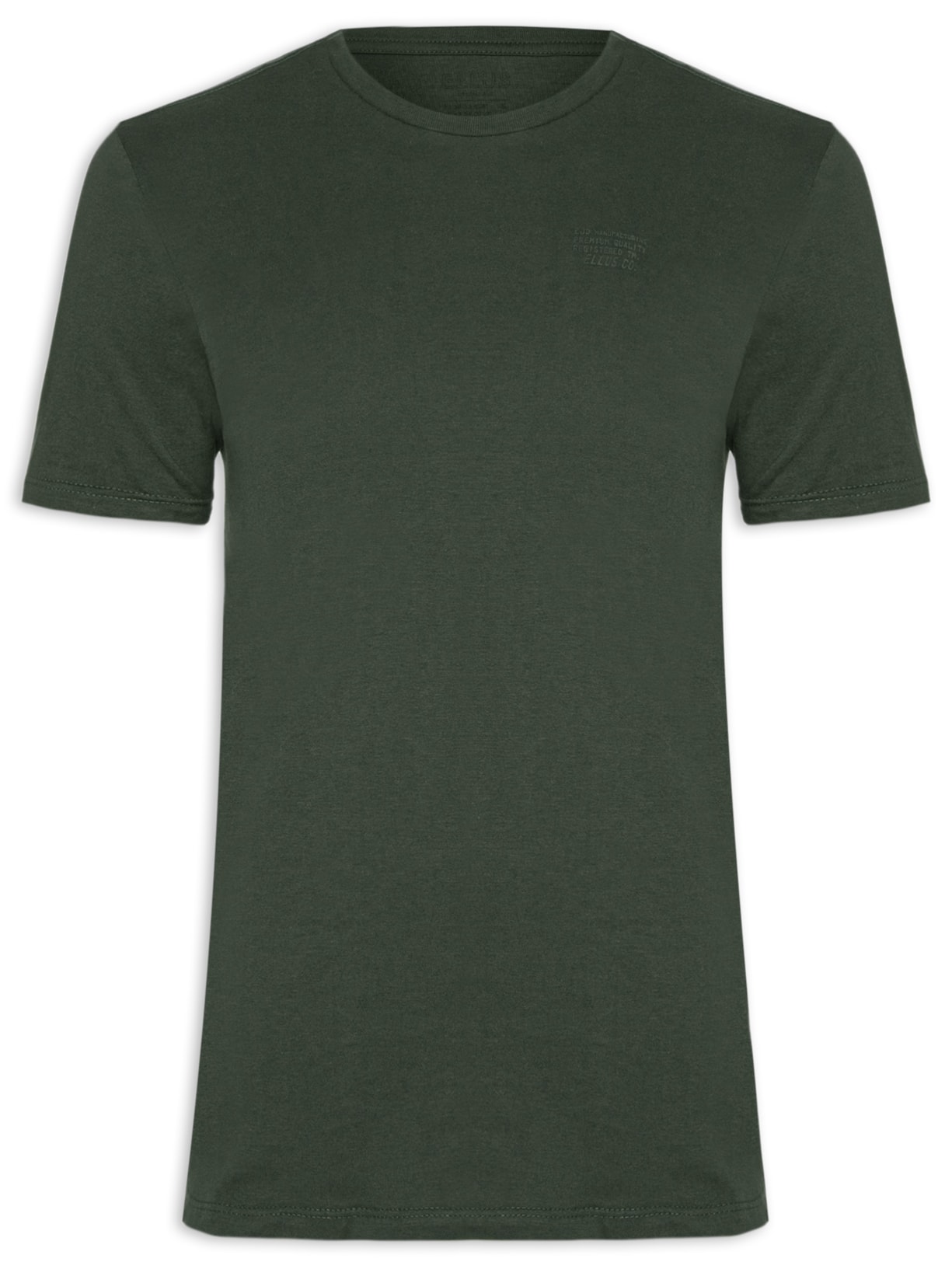 Camiseta Masculina Fine CO Classic Manga Curta - Verde