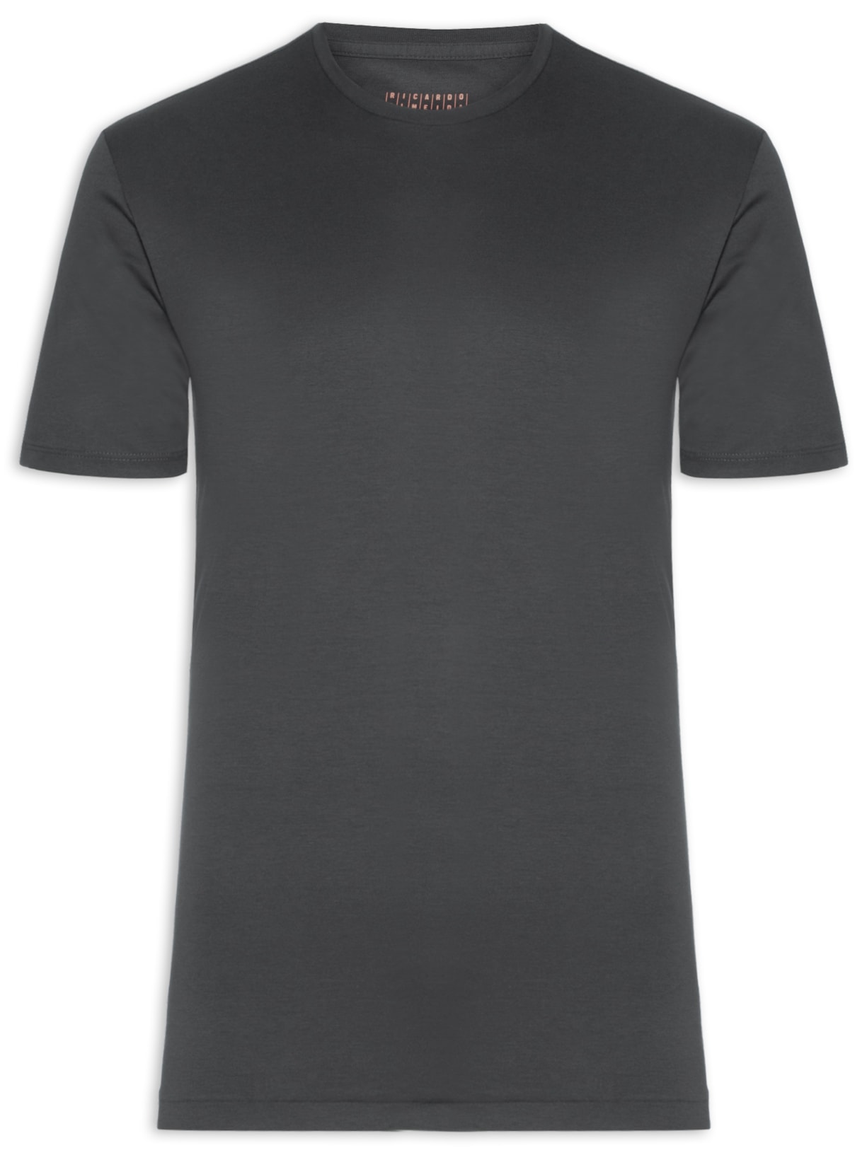 Camiseta Masculina Fio 140 Algodão Pima Cinza Ricardo Almeida