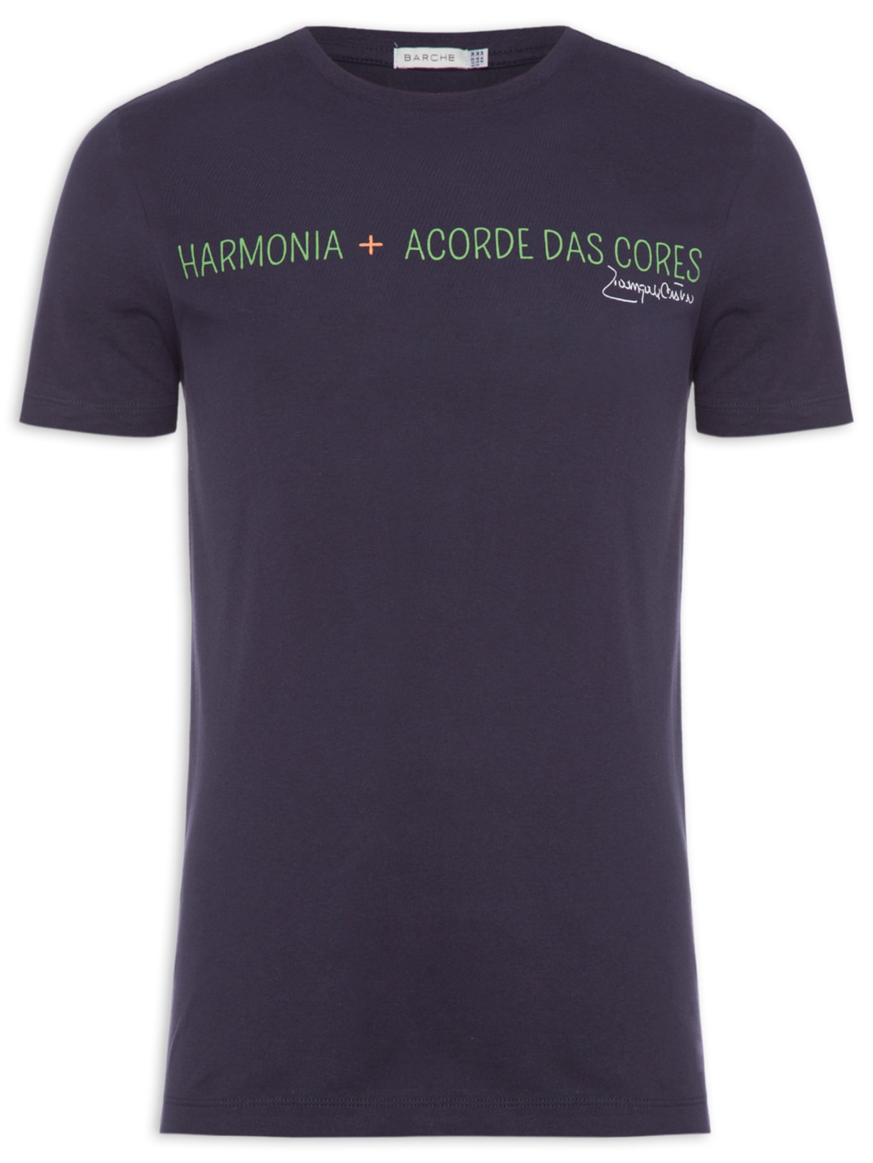 Camiseta Masculina Fio Longo - Azul