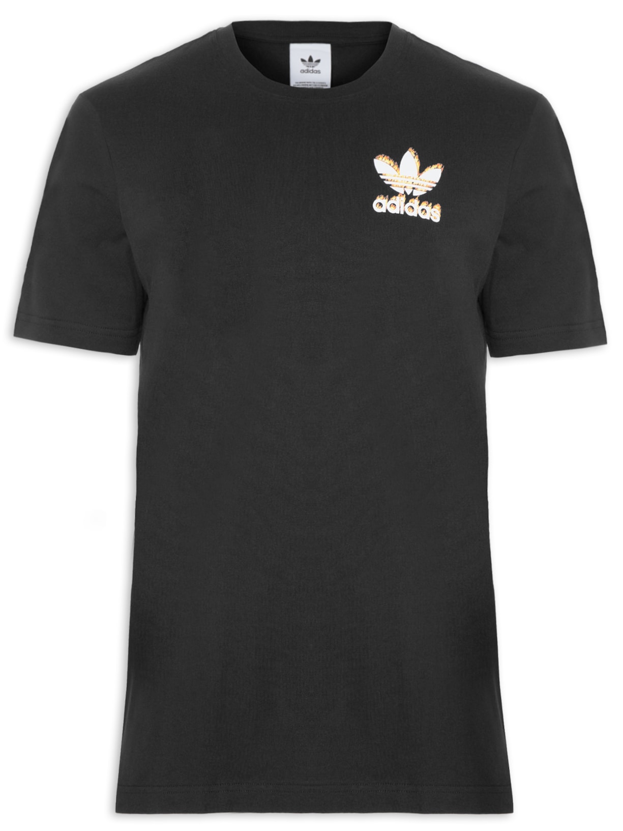 Camiseta Masculina Fire - Preto