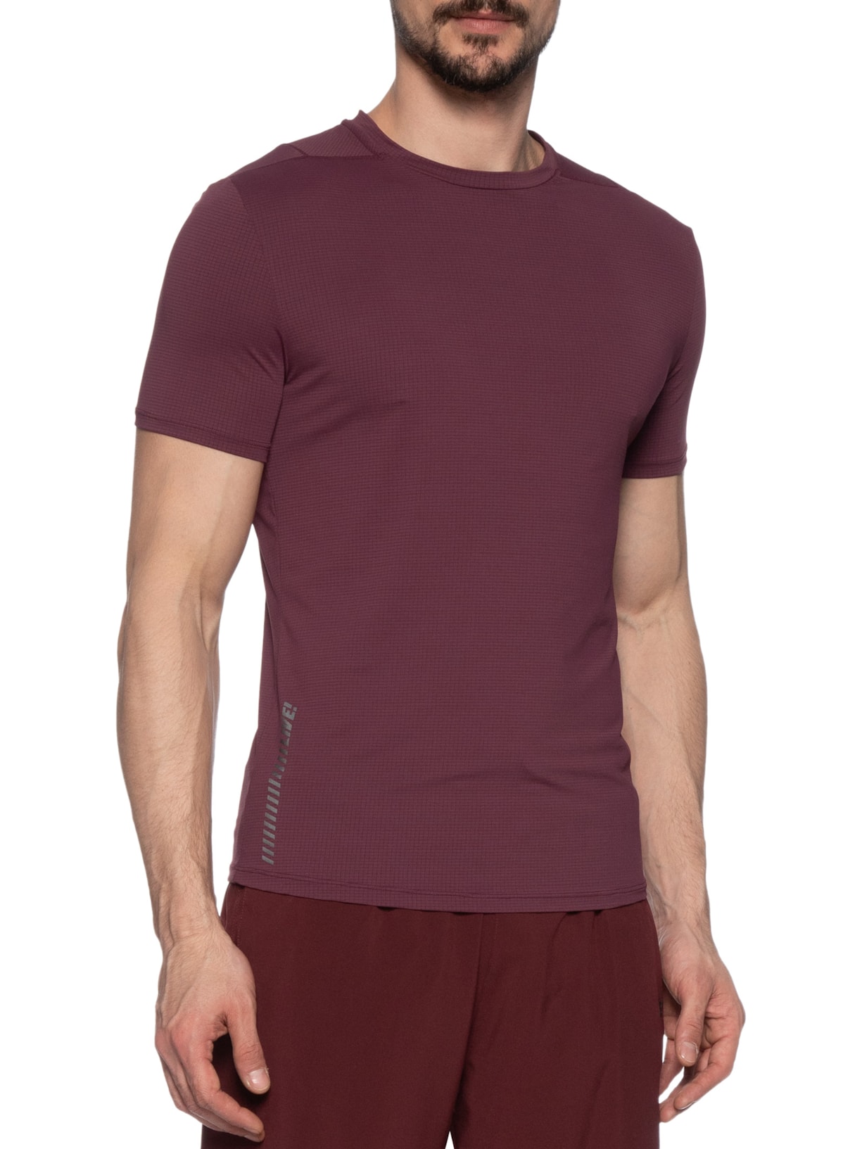 Camiseta Masculina Fit Air Move Men Vinho Live!