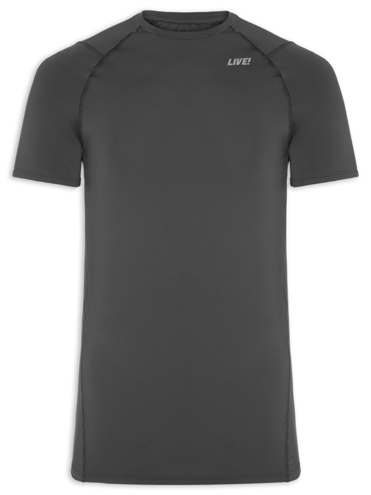 Camiseta Masculina Fit Harmony Men Noir Black - Preto