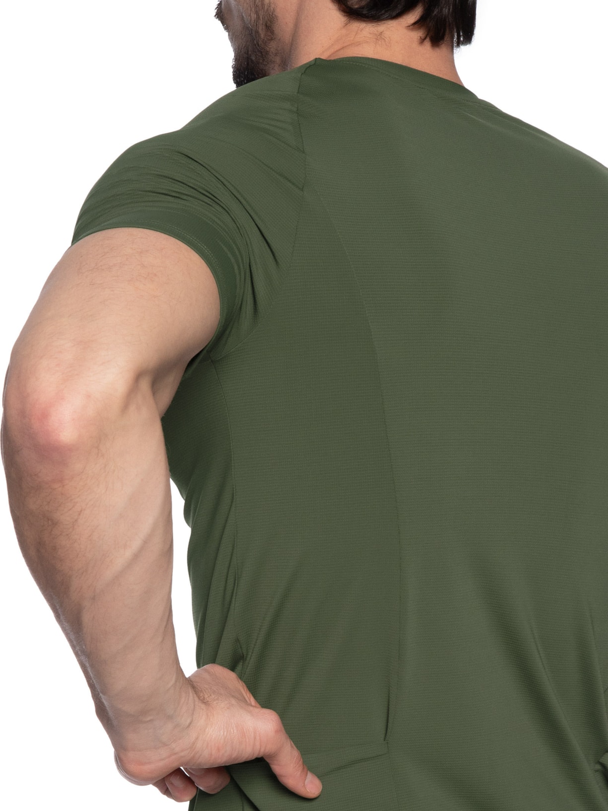 Camiseta Masculina Fit Pocket Men Verde Live!