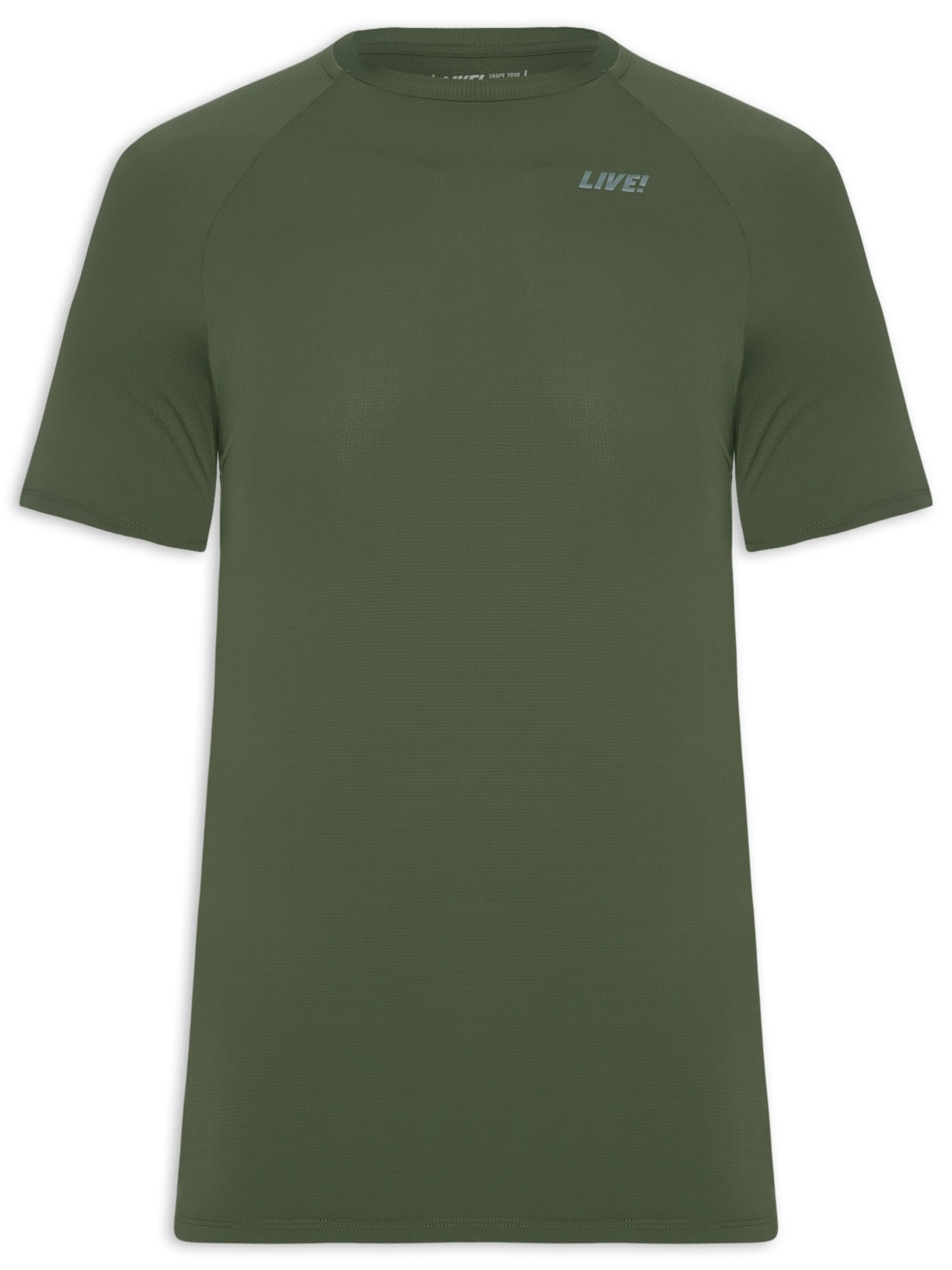 Camiseta Masculina Fit Pocket Men Verde Live!