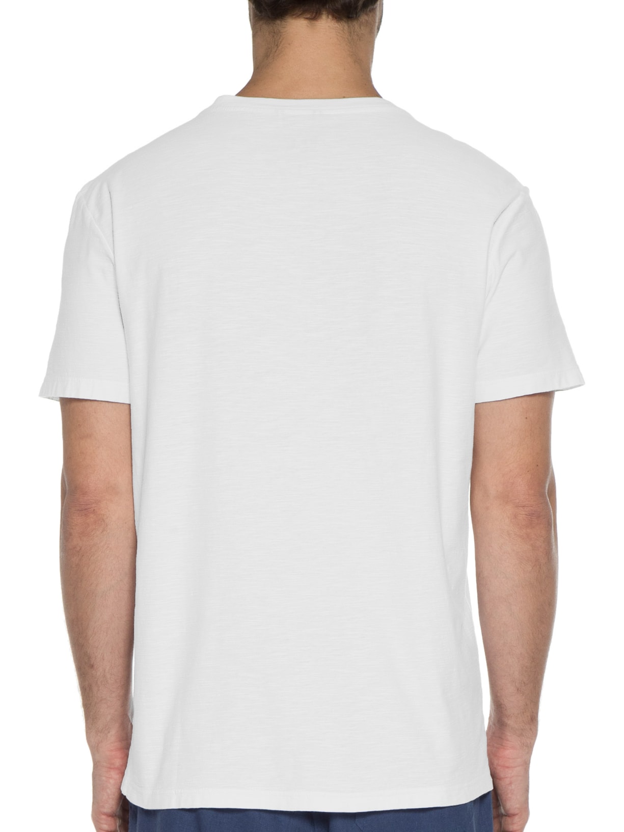 Camiseta Masculina Flame Gola V Stoned Branco Reserva