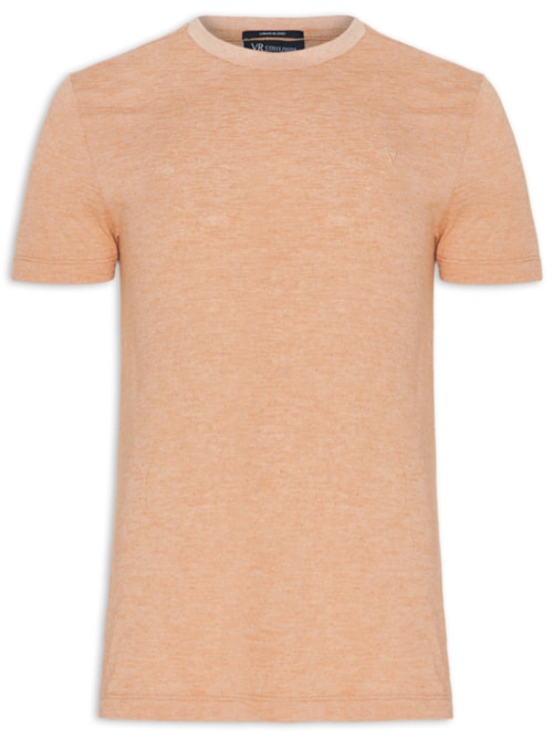 Camiseta Masculina Flamê Linen - Laranja