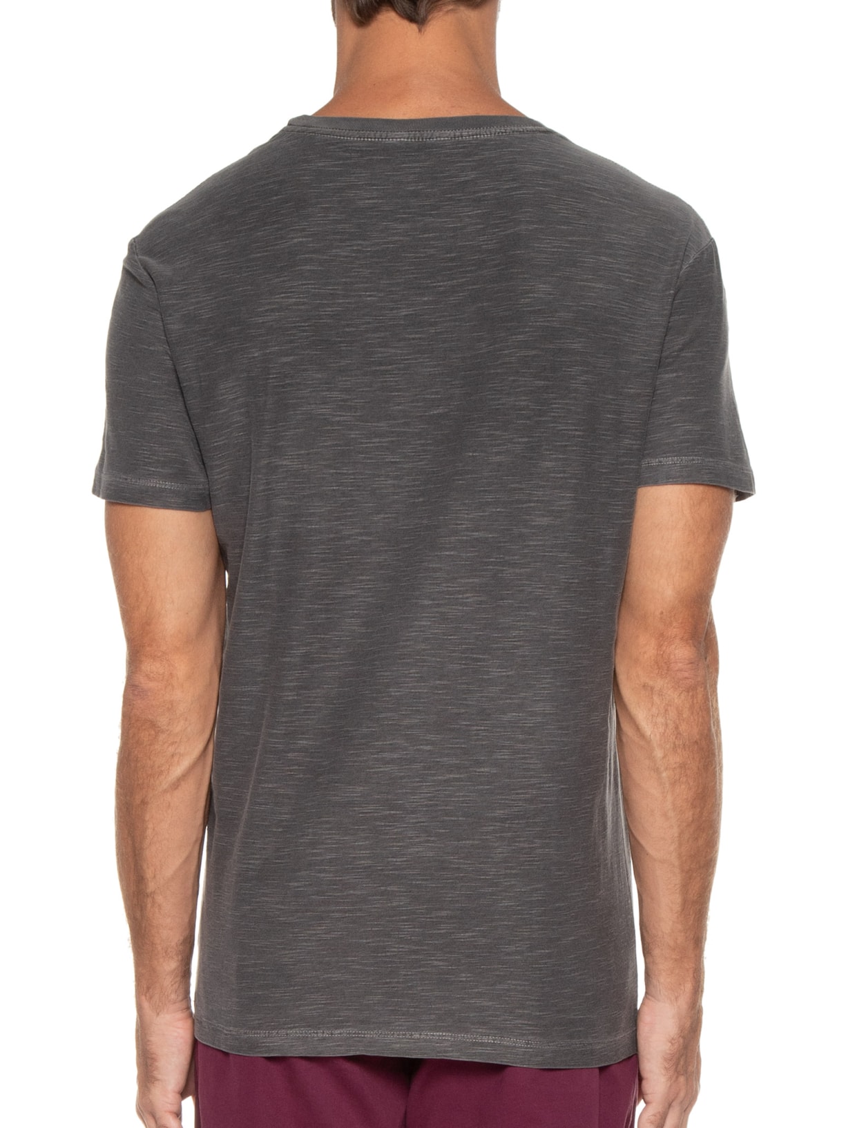 Camiseta Masculina Flame Stoned Cinza Reserva